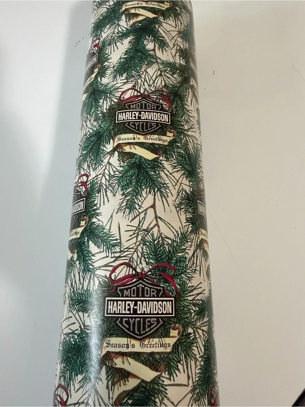 Harley-Davidson Seasons Greetings Dealer Roll Wrapping Paper